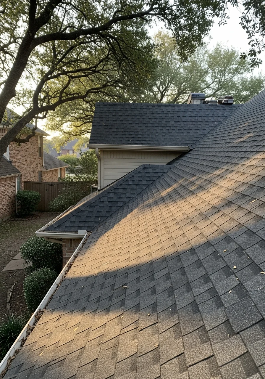 Skilled technician performing detailed work on a Sugar Land residential property exterior.